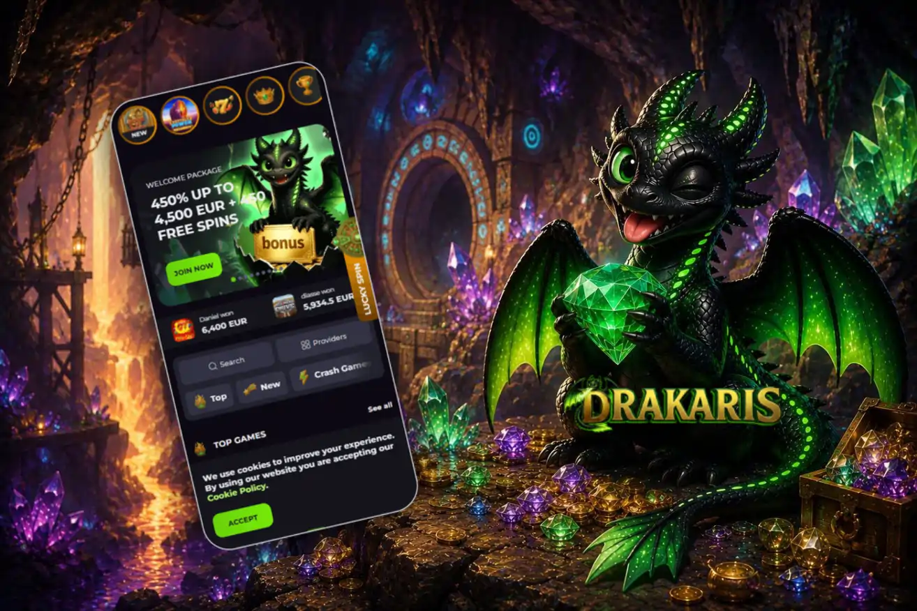 Drakaris Casino App Screenshot